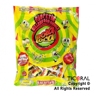 CHUPETIN BOLALOCA MAX FRUTILLA X 24 UNIDADES (16GR C/U)  X 1